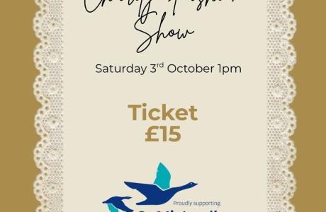 Graphic: Charity Fashion Show for St Michael's Hospice.